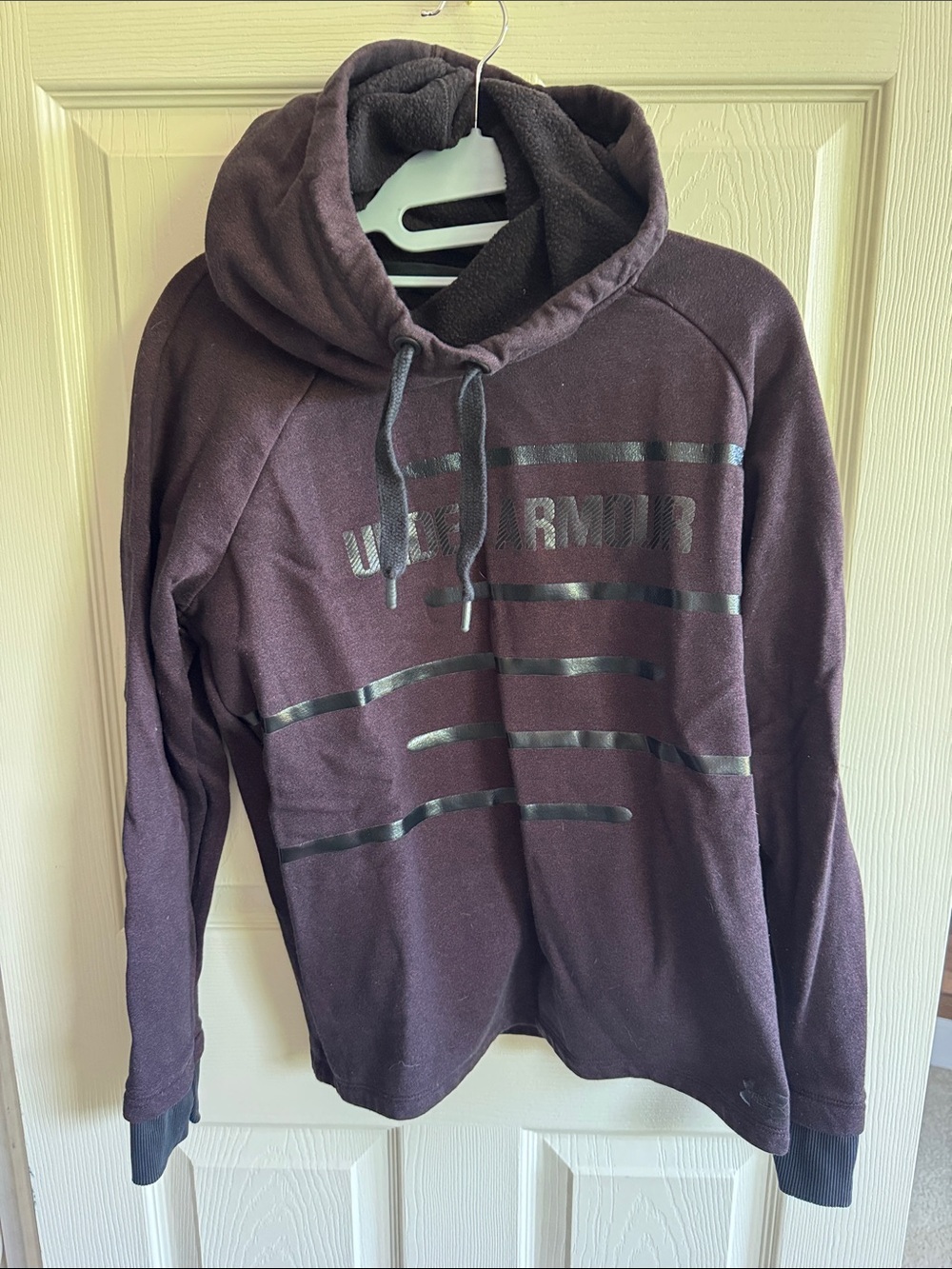 Under Armour Men’s Hooded Pullover Sweatshirt - Plum